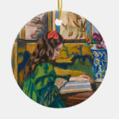 Madeleine Reading | Armand Guillaumin Keramisch Ornament (Voorkant)