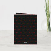 Madeleine Toon Lady Bug Red en Black met hart Kaart (Achterkant)