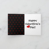 Madeleine Toon Lady Bug Red en Black met hart Kaart (Binnen)