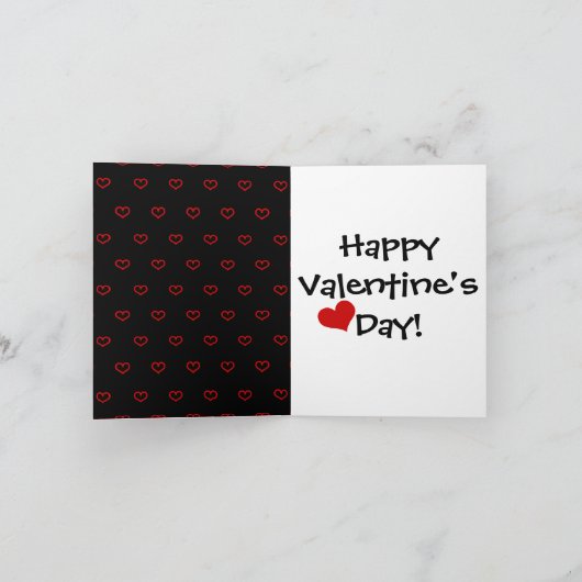 Madeleine Toon Lady Bug Red en Black met hart Kaart (Binnen)