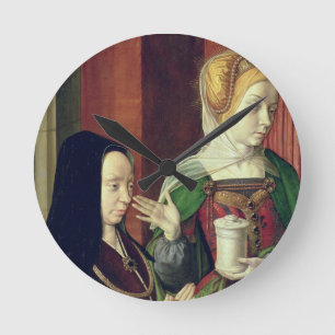 Madeleine van Bourgogne, voorgesteld door St. Mary Ronde Klok