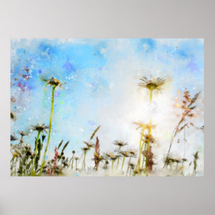 Madeliefje - - Acrylprint Poster