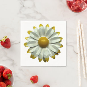 Madeliefje Bloem - Bloemrijke Lente Zomer Tuin Bru Servet