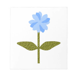 Madeliefje Bloem Mooie Blauwe Notitieblok