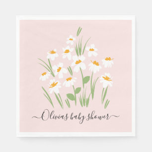 madeliefje elegant mooi baby shower servet