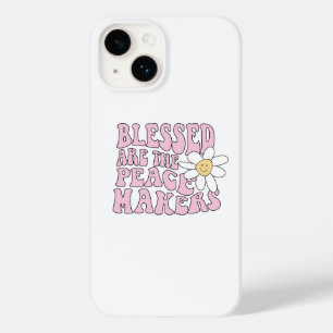 Madeliefje en vredestichters slogan Case-Mate iPhone 14 hoesje