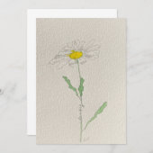 madeliefje kaart (Voorkant / Achterkant)