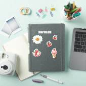 Madeliefje Lieveheersbeestje Sticker (iPad Cover)