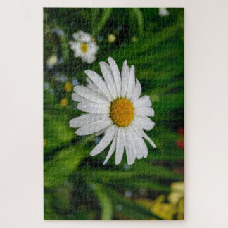 Madeliefje met waterpuzzel legpuzzel