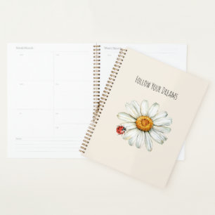Madeliefje Rode Zwarte Lieveheersbeestje Planner