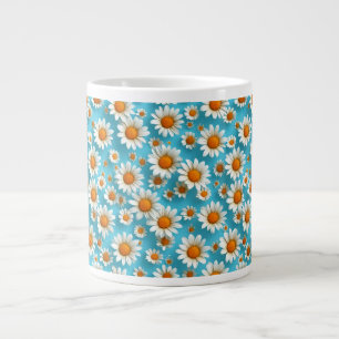 Madeliefje Schattige Witte bloemen Extra Grote Beker