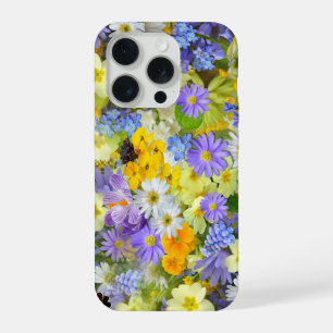 Madeliefje, Sleutelbloem, Narcissen Bloemen iPhone 15 Pro Hoesje
