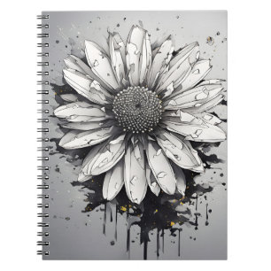 Madeliefje - Waterverf bloemen Notitieboek
