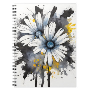 Madeliefje - Waterverf bloemen Notitieboek