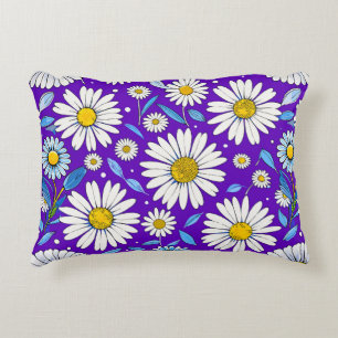 🌼 Madeliefjes Blad Accent Kussen Bloemendecoratie