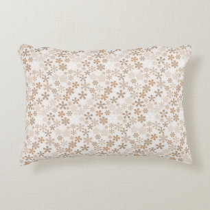 Madeliefjes Bloemen Beige Bloemige Esthetiek Ditsy Accent Kussen