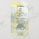 Madeliefjes, chrysanten en duizendknoop boeket programma (Voorkant / Achterkant)