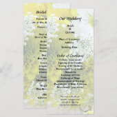 Madeliefjes-, chrysanten- en kweeboeket programma (Voorkant / Achterkant)