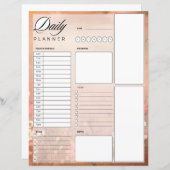 madeliefjes dagelijkse planner (Voorkant / Achterkant)