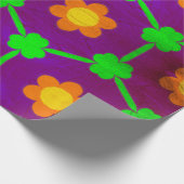 Madeliefjes en Klaver Cadeaupapier (Hoek)