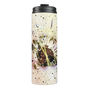 Madeliefjes kunst thermisch tumbler thermosbeker