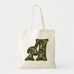 Madeliefjes Monogram Initiaal A Tote Bag