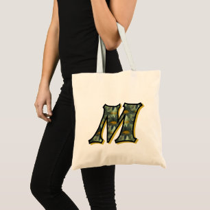 Madeliefjes Monogram Initiaal M Tote Bag