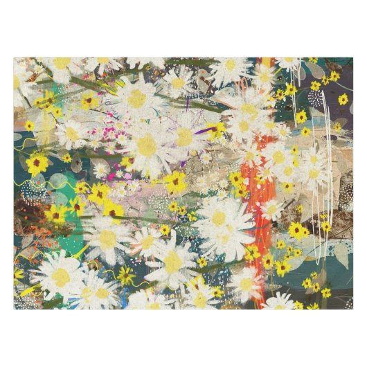 madeliefjes - Natuur geïnspireerde bloemenkunst - Tafelkleed (Voorkant (Horizontaal))