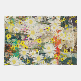  madeliefjes - Natuur geïnspireerde bloemenkunst - Theedoek