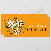 Madeliefjes Save the Date Aankondiging (Voorkant / Achterkant)