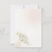 Madeliefjes Save the Date Kaart (Achterkant)