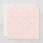 Madeliefjes Save the Date-sjabloon zonder rand Kaart (Voorkant)