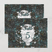 Madelina Rupert Victoriaans Kaart tabelnummer (Voorkant / Achterkant)