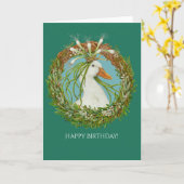 Madeline dans la couronne de printemps carte d'ann (Fleur jaune)