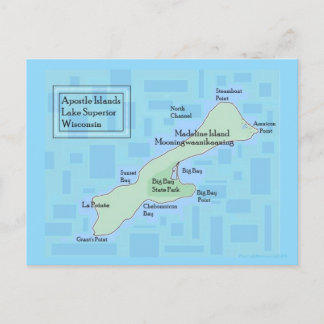 Madeline Island Briefkaart 2025