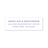 MADELINE & KRISTOPHER Formal Serif Black Zelfinktende Stempel (Design)