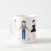 Mademoiselle à Paris Mug (Devant gauche)