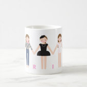 Mademoiselle à Paris Mug (Centre)