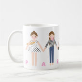Mademoiselle à Paris Mug (Gauche)