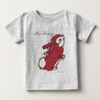 Mademoiselle Bunny bébé romper, t-shirt pour enfan