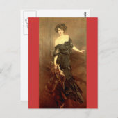 Mademoiselle Denemidoff - Boldini Briefkaart (Voorkant / Achterkant)