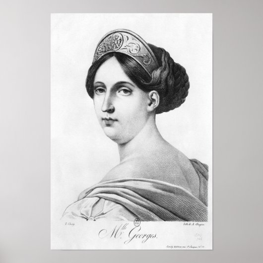 Mademoiselle George, 1825 Poster (Voorkant)