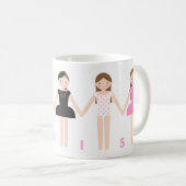 Mademoiselle in Paris Mug (Devant droit)