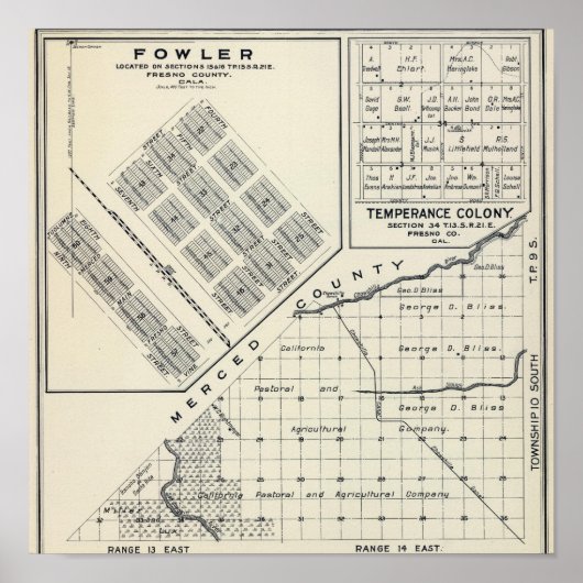 Madera County, California 3 Poster (Voorkant)