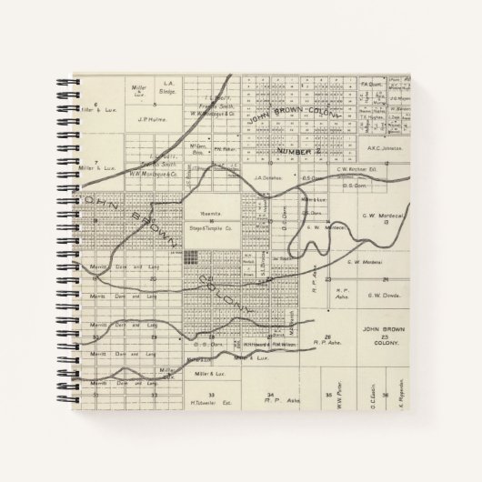 Madera County, Californië 4 3 Notitieboek (Voorkant)