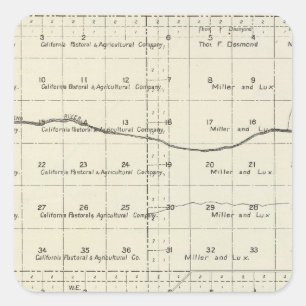 Madera County Vierkante Sticker