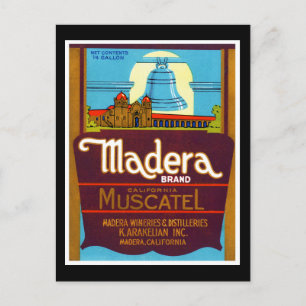Madera Muscatel Briefkaart