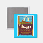 Madera Muscatel Magneet (Voorkant / Achterkant)