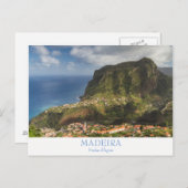 Madère - Carte postale Penha d'Aguia avec texte (Devant / Derrière)