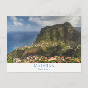 Madère - Carte postale Penha d'Aguia avec texte